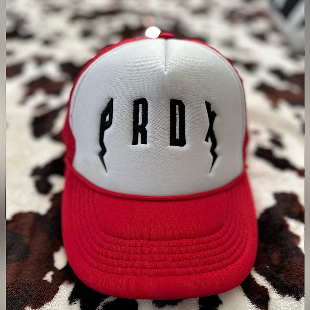 Paradox PRDX Philadelphia brand Red / White Trucker Hat